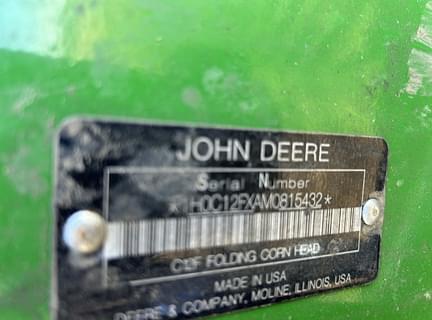 Image of John Deere C12F equipment image 3