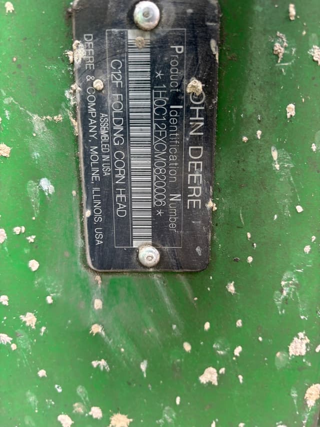 Image of John Deere C12F equipment image 4