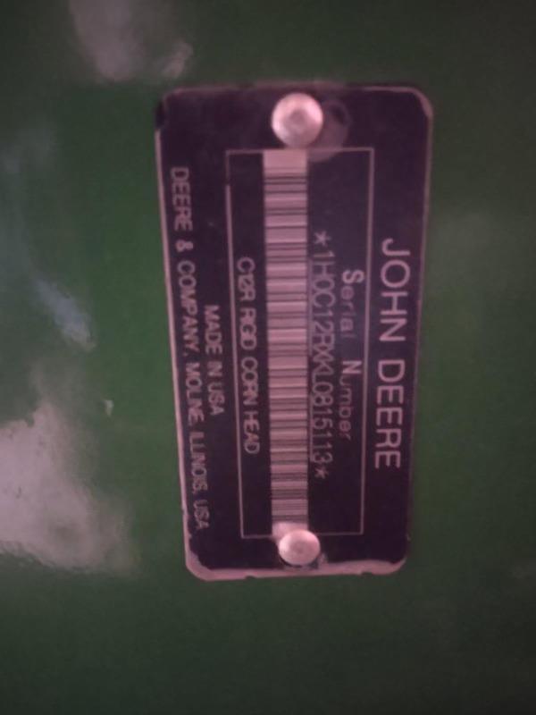 Image of John Deere C12R equipment image 1
