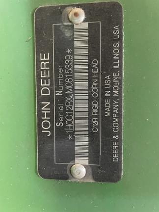 Image of John Deere C12R equipment image 1