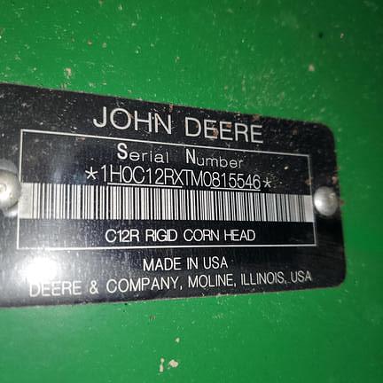 Image of John Deere C12R equipment image 4