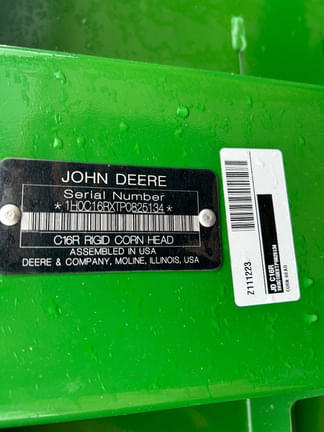 Image of John Deere C12R equipment image 4