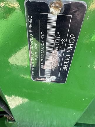 Image of John Deere C16F equipment image 4