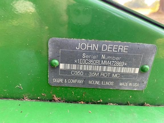 Image of John Deere C350 equipment image 4