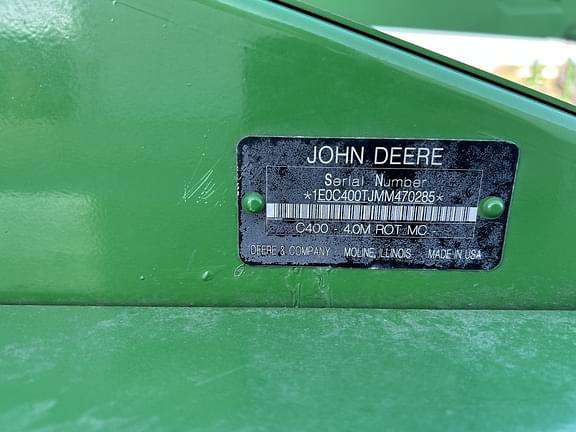 Image of John Deere C400 equipment image 4