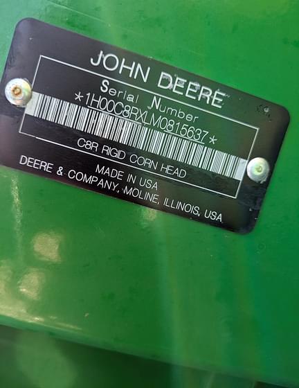 Image of John Deere C8R equipment image 3