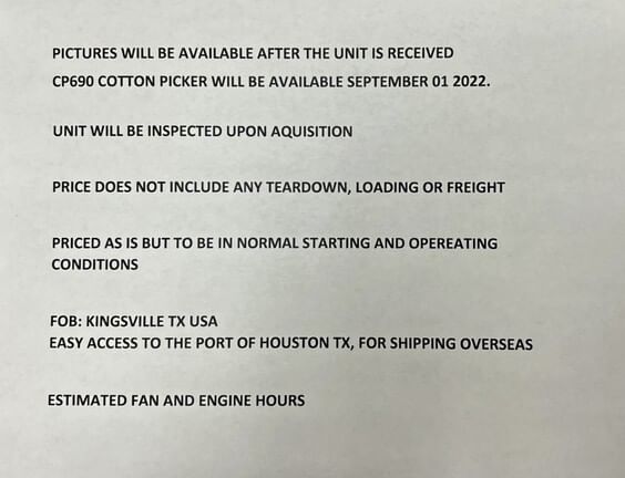 Main image John Deere CP690