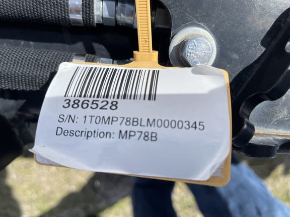 Image of John Deere MP78B equipment image 4