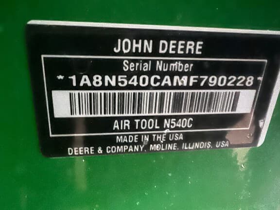 Image of John Deere N540C equipment image 4