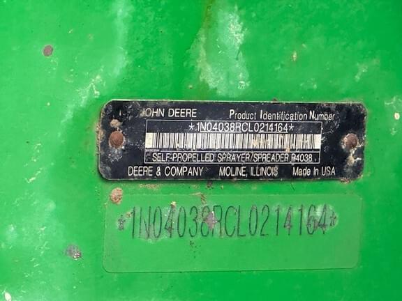Image of John Deere R4038 equipment image 1