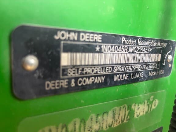 Image of John Deere R4045 equipment image 3