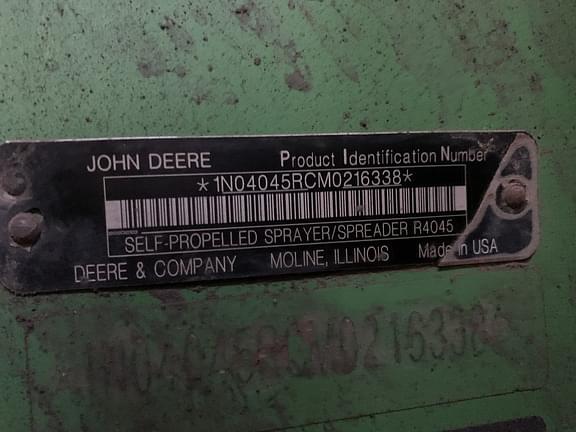 Image of John Deere R4045 Image 0