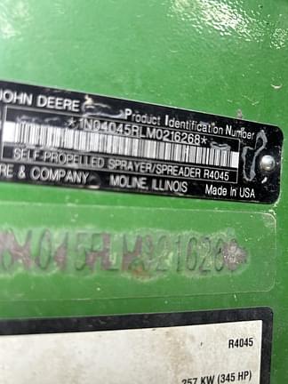 Image of John Deere R4045 equipment image 3
