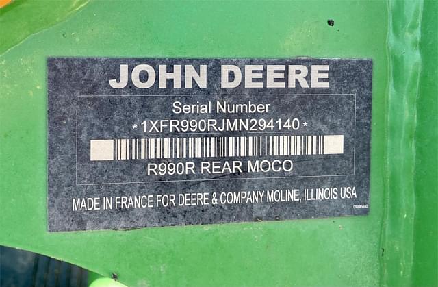 Image of John Deere R990R equipment image 1