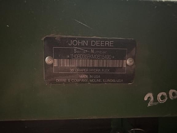 Image of John Deere RD35F equipment image 2