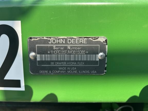 Image of John Deere RD35F equipment image 1