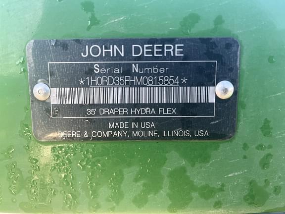 Image of John Deere RD35F equipment image 1