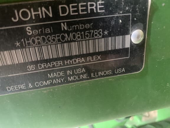 Image of John Deere RD35F equipment image 2