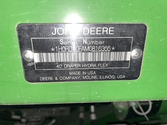 Image of John Deere RD40F equipment image 2