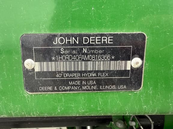 Image of John Deere RD40F equipment image 1