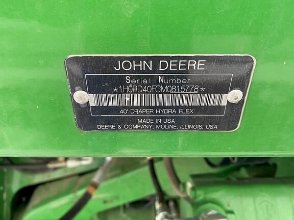 Image of John Deere RD40F equipment image 2