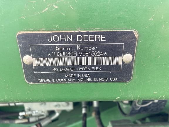 Image of John Deere RD40F equipment image 2