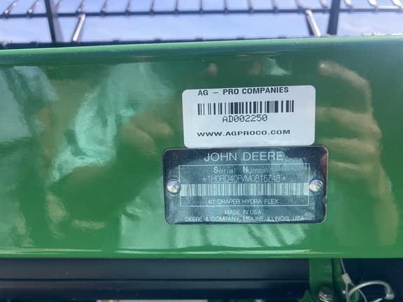 Image of John Deere RD40F equipment image 2