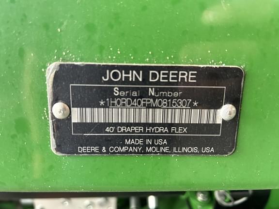 Image of John Deere RD40F equipment image 3