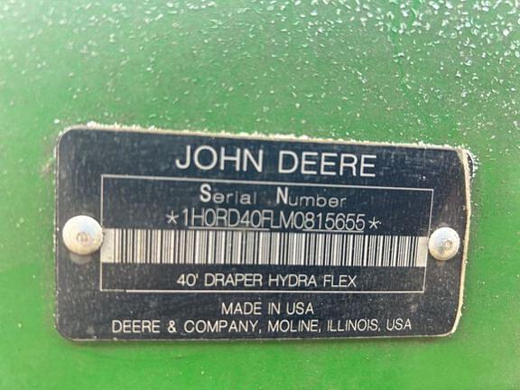 Image of John Deere RD40F equipment image 4