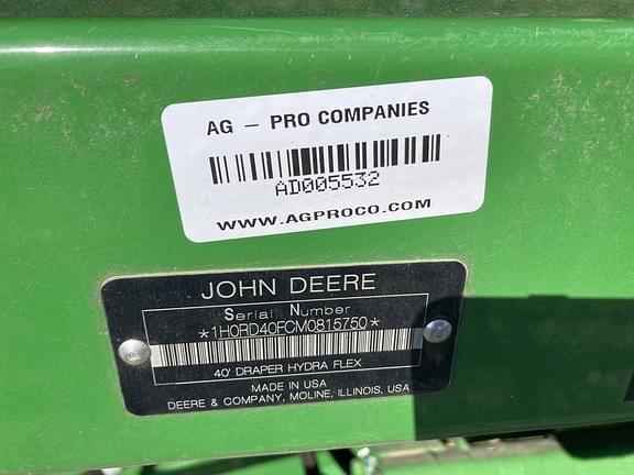 Image of John Deere RD40F equipment image 1