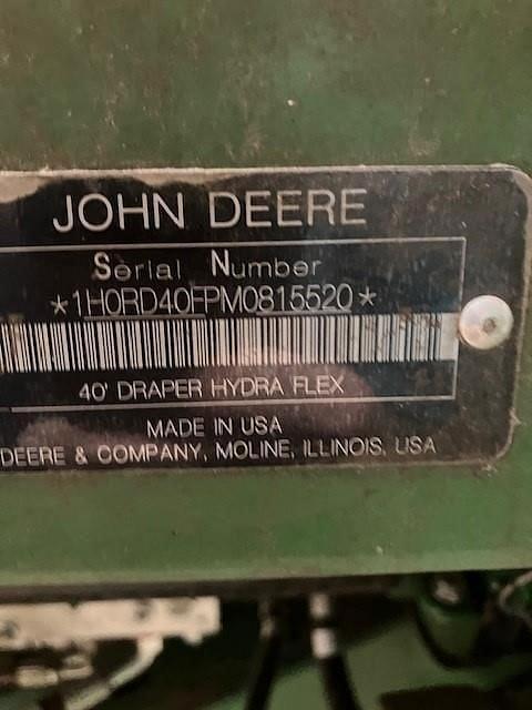 Image of John Deere RD40F equipment image 2