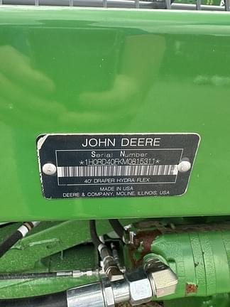 Image of John Deere RD40F equipment image 2