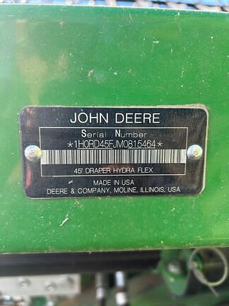 Image of John Deere RD45F Image 1