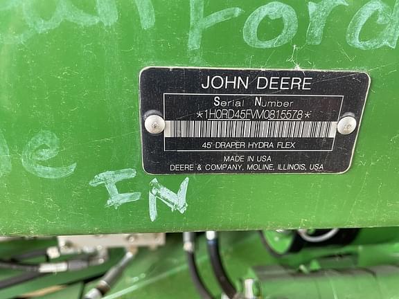 Image of John Deere RD45F equipment image 3