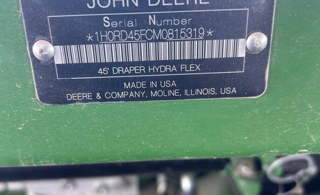 Image of John Deere RD45F equipment image 4