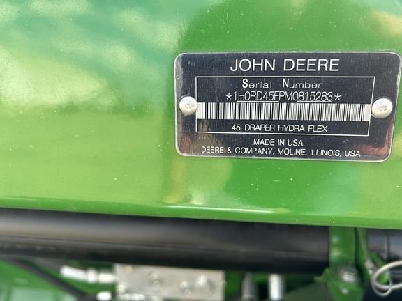 Image of John Deere RD45F equipment image 2