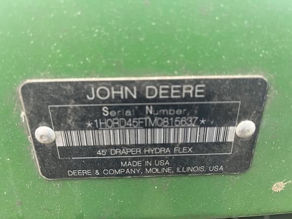 Image of John Deere RD45F equipment image 2