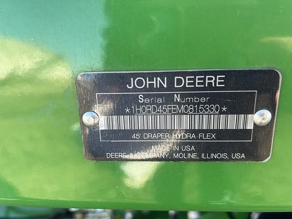 Image of John Deere RD45F equipment image 2