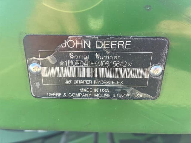 Image of John Deere RD45F equipment image 1