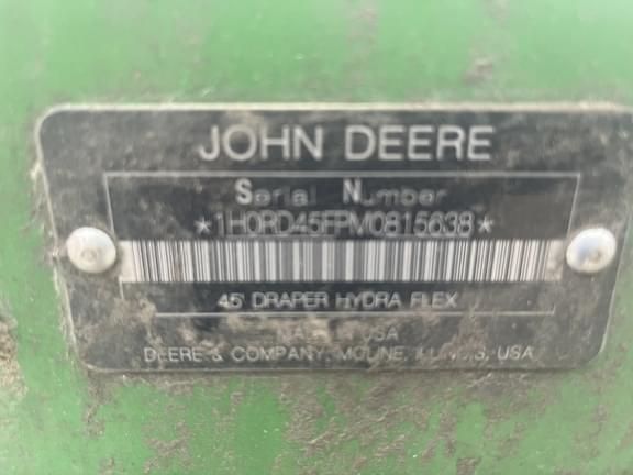 Image of John Deere RD45F equipment image 3
