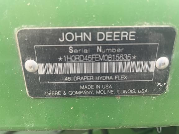 Image of John Deere RD45F equipment image 2