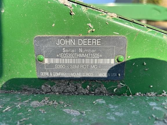 Image of John Deere S350 equipment image 3