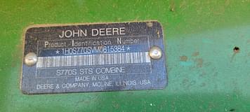 Main image John Deere S770 17