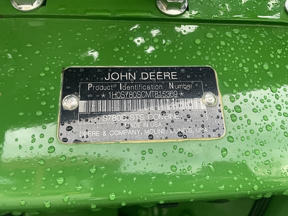 Image of John Deere S780 equipment image 3