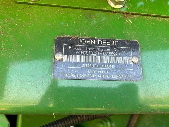 Image of John Deere S780 equipment image 4