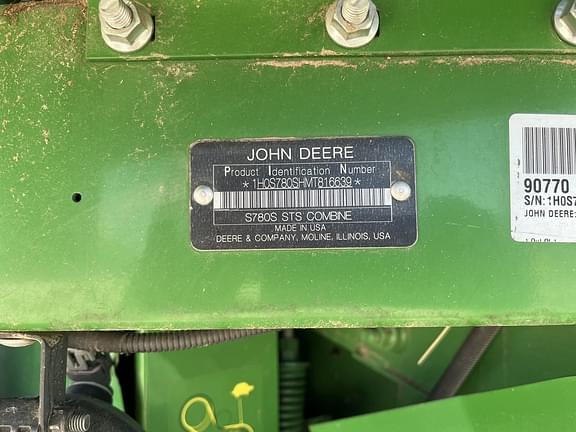 Image of John Deere S780 Primary image