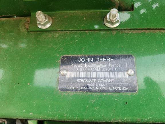 Image of John Deere S780 equipment image 4