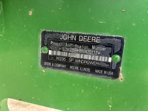 2021 John Deere W235 Image