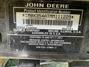 Main image John Deere X354 17