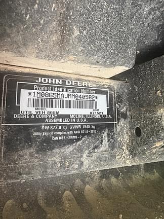 Image of John Deere XUV 865M equipment image 4